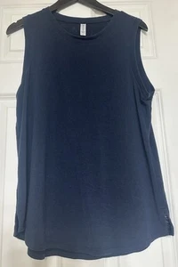 Camiseta sin mangas Athleta Breezy, azul marino, talla grande - Imagen 1 de 3