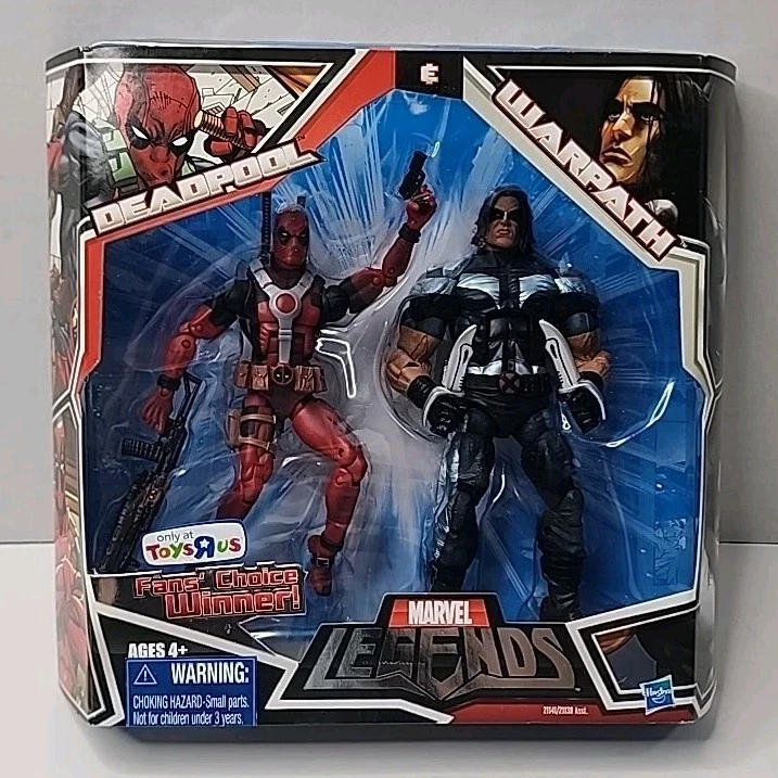 Легенды Marvel - Дэдпул и Warpath упаковка 2 шт. - настоящий эксклюзив - прочитайте описание  - Изображение 1 из 4