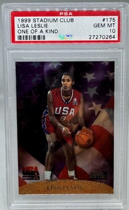 Lisa Leslie 1999 Stadium Club One Of A Kind /150 #175 PSA 10 GEM MINT PSA POP 1 - Picture 1 of 9