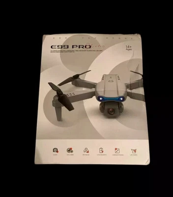 E99 PRO RC Drone With HD Dual Camera WiFi FPV Foldable Quadcopter New - Image 1 of 3