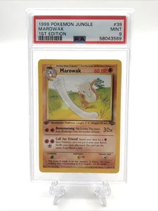 Pokemon Marowak 1st Edition Jungle 39/64 PSA 9 Graded Trading Card - Picture 1 of 2