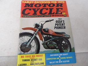 Motor Cycle World Magazine December 1969 Ossa Pioneer - Bild 1 von 2