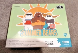 We Bare Bears- Cartoon Network- 1000 piece puzzle- by Minisco- BRAND NEW- SEALED - Picture 1 of 4