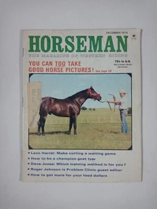 HORSEMAN Magazin Western Rodeo Cowboy Pferd Ziegenbinden Schneiden Dezember 1974 - Bild 1 von 1