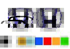 Lot de 2 Stickers Logo HONDA Moto VTT Vélo Auto Quad,  Couleurs au choix