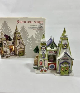 Department 56 North Pole Real Artificial Tree Factory #4020205 Christmas Village - Picture 1 of 8
