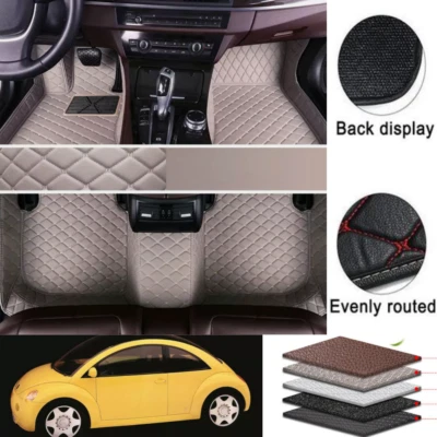 Fit For Volkswagen New-Beetle Car Floor Mats Custom Waterproof Auto Custom Pads - Image 1 of 4