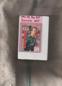 1991-92 PRO SET SOCCER COMPLETE 288-CARD HAND COLLATED SET W/ D.SEAMAN - Picture 1 of 1