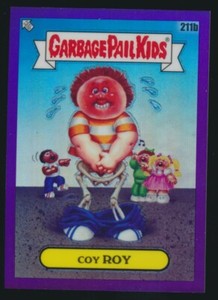 211B COY ROY 2023 GPK Garbage Pail Kids Chrome S6 PURPLE REFRACTOR 32/250