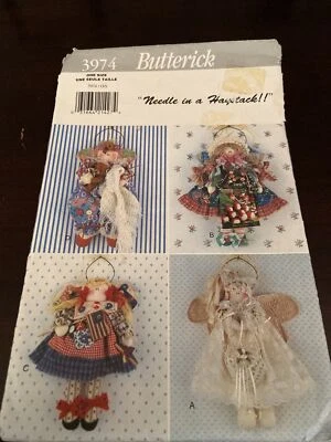 Butterick 3974 360 angels wall hanging Occasion Wire Home Decor Pattern Uncut - Image 1 of 4