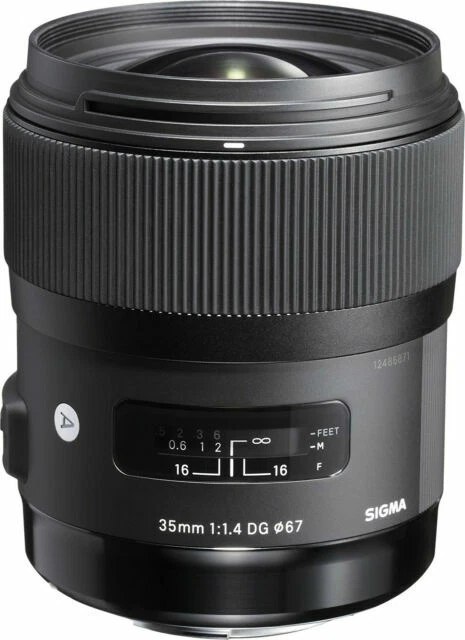 35mm F1.4 SIGMA ART DG HSM PRIME LENS f PENTAX NEW in FACTORY BOX,COVER & CASE - Image 1 of 1