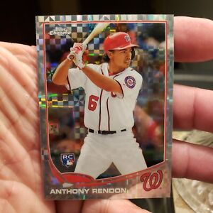 2013 Topps Chrome Xfractor Anthony Rendon Rc # 128