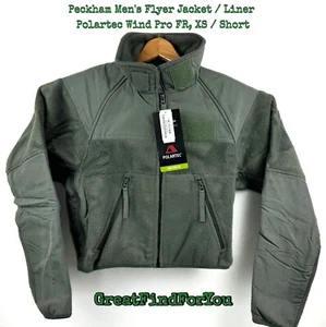 NWT! USGI Peckham Men's Flyer Jacket / Liner Polartec Wind Pro FR, XS / Short - Picture 1 of 9