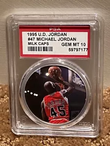 1995 UD Upper Deck Michael Jordan PSA 10 #47 Milk Cap New Case Bulls MJ LOW POP - Picture 1 of 1