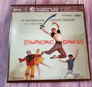 Capitol 2 Trk Inline Symphonic Dances Felix Slatkin 7.5IPS ZF-5 - Picture 1 of 5