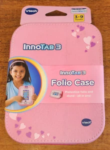 vTech Pink Folio Case Travel Protector & Stand for Innotab 3 Learning App Tablet - Picture 1 of 2