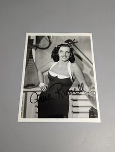 Jane Russell Hand Signed 8x10 Photo Autograph, Glossy - Picture 1 of 3