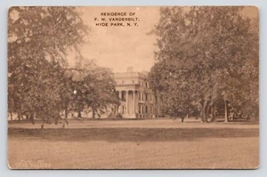 Postal Residence Mansion F. W. Vanderbilt Hyde Park Nueva York UNP Albertype - Imagen 1 de 2