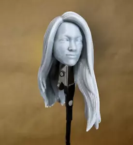 Custom COLLEEN WING Head | Defenders Iron Fist 8k Resin Print 4" 6" 7" 12" Scale - Picture 1 of 7