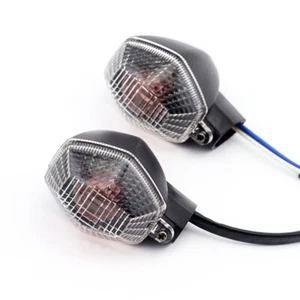 12V Front Turn Signal Lights Indicator Clear For SUZUKI Vstrom 650 Vstrom 1000 - Picture 1 of 4