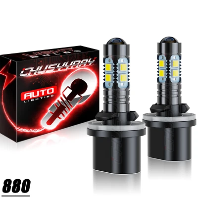 For Chevrolet Corvette 1997-2004 High Power Bright 2x 880 LED Fog Light Bulbs - Imagem 1 de 4