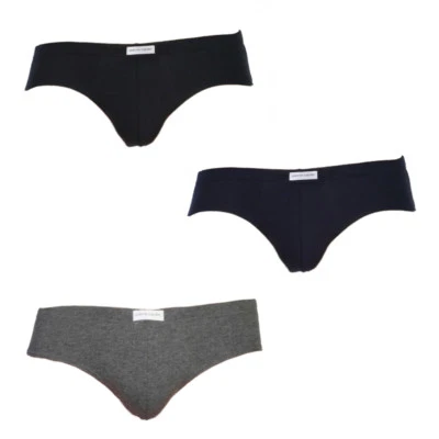 Pierre Cardin 3 slip uomo cotone elasticizzato elastico interno calibrato oversi - Immagine 1 di 2