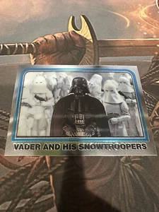 1999 Topps Star Wars Chrome Archives #36 Vader and his Snowtroopers -NICE CARD! - Picture 1 of 2