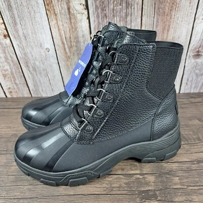 Botas de nieve impermeables de piel sintética JBU by Jambu Lorry para mujer talla 9,5 M negras (nuevas con etiquetas) Foto 1 de 4