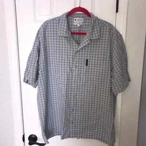 Columbia Plaid Button Down Shirt Lg - Picture 1 of 3