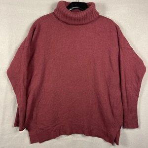 Maglione Ann Taylor Cashmere Grande Cabernet Girocollo Super Morbido Grandmacore - Foto 1 di 9