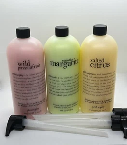 Philosophy 3 pack 32oz size Señorita Margarita Salted Citrus & Wild Passionfruit - Picture 1 of 1