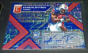 2018 Panini Elite Draft Picks Aspirations Blue Autographs Kamryn Pettway RC/15 - Picture 1 of 4