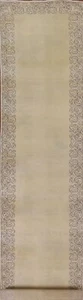 Hand-knotted Muted Traditional Bordered 16 ft. Long Runner Rug 15' 8" x 2' 8" - Picture 1 of 12