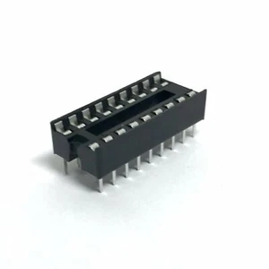 (PKG of 10) 18 Pin DIP IC Socket, 0.1" Pitch, 0.3" Wide, Generic - Picture 1 of 4