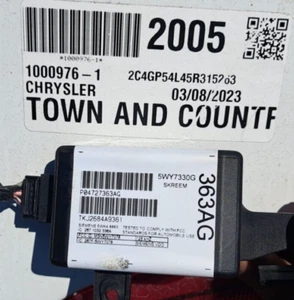P04727363AG✅Chrysler / Dodge / Jeep IMMOBILIZER TRANSCEIVER ANTI THEFT PATS OEM✅ - Picture 1 of 5