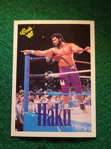 Haku 1990 WWF Classic Wrestling Card #35 WWE - Picture 1 of 4