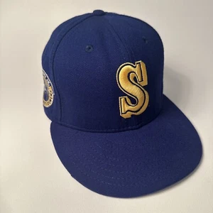 Seattle Mariners blau New Era 9Fifty Snapback Griffey Jr Nummer Ruhestand Mütze - Bild 1 von 9