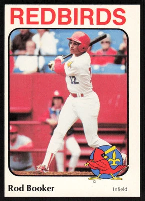 1984 Riley's Sports Gallery Louisville Redbirds #12 Rod Booker - Image 1 of 2