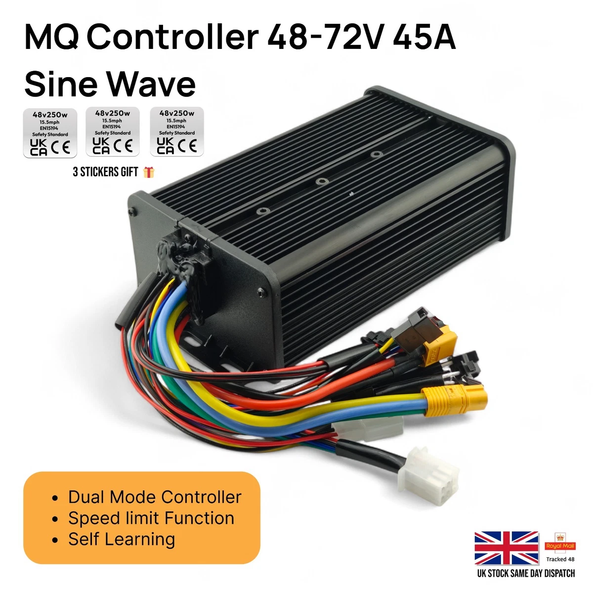 Sabvoton SVMC7245 72V 1200W 45A Small E-Bike Programmable Brushless - Foto 9