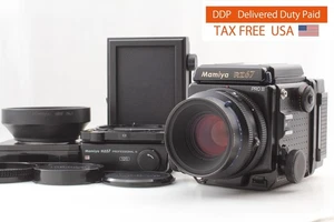 【N MINT】Mamiya RZ67 Pro II Sekor Z 110mm f2.8 W Lens 120 Film Back x 2 JAPAN - Picture 1 of 19