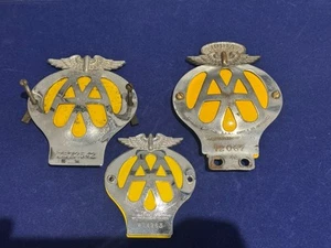 1 AA India Convex Badge, 1 AA Small Badge,1 AA Convex Badge - Picture 1 of 6