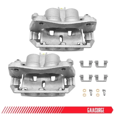 Front Brake Calipers w/ Bracket Pairs For 07-13 ACURA MDX 2010 - 2013 ACURA ZDX - Image 1 of 4