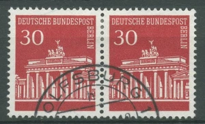 Berlin 1966 Brandenburger Tor 288 waagerechtes Paar gestempelt - Bild 1 von 1