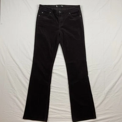 Kut From The Kloth 6 Karen Baby Bootcut Womens Corduroy Black Casual - Image 1 of 4