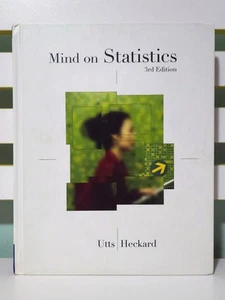 Mind on Statistics: 3rd Edition! 2007 HC Book by Jessica M. Utts - Picture 1 of 5