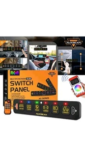AUXBEAM AS-600 6 Gang RGB Switch Panel Remote Control For Chevy Silverado GMC - Bild 1 von 9
