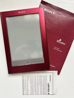 Sony Reader PRS-600 Touch Edition – Electronic Book / Red Rare READ - Image 1 of 2