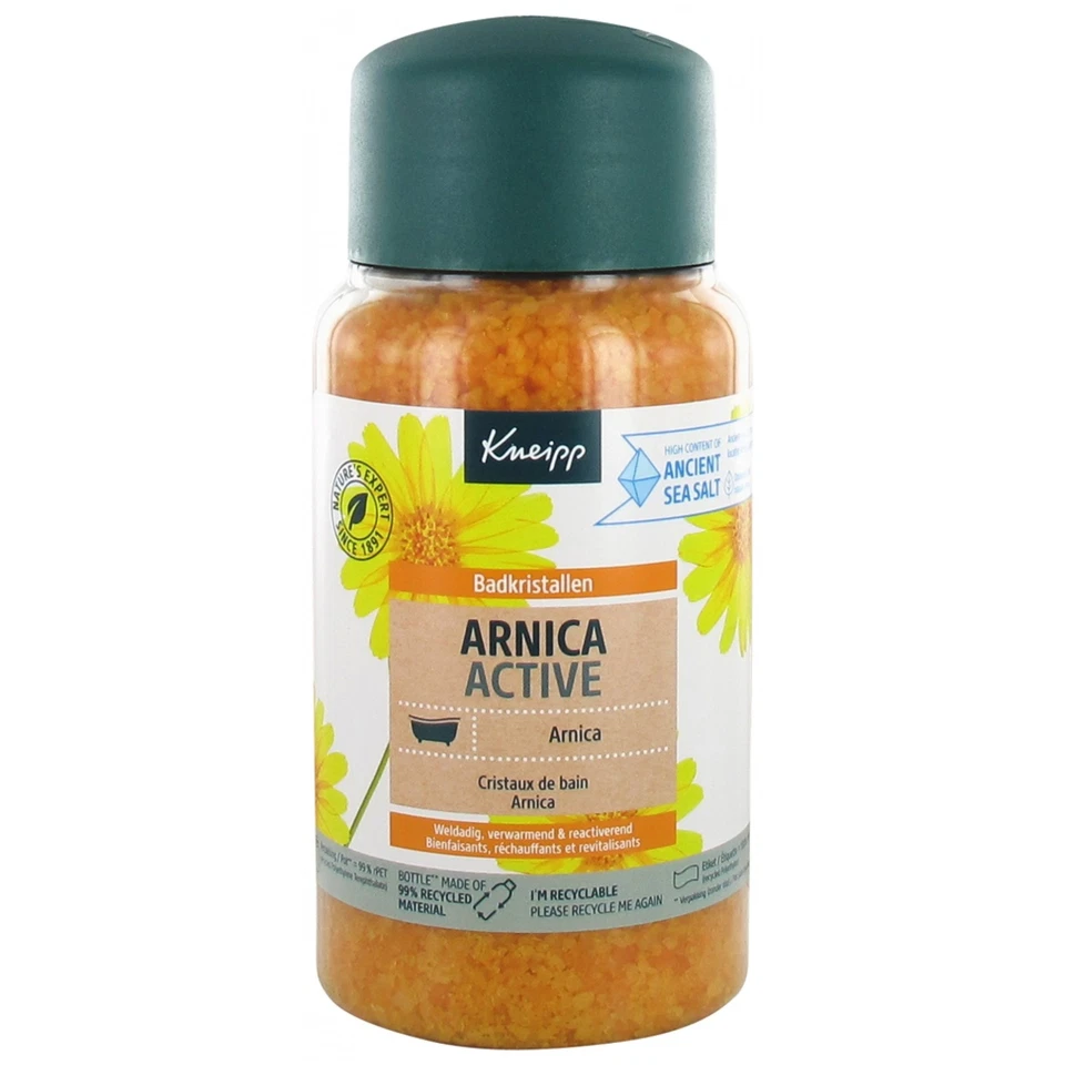 Kneipp -Kristalle Für Bad Arnika Aktiv 600 g sind Kristalle mit wertvollem Arnik - Bild 1 von 1