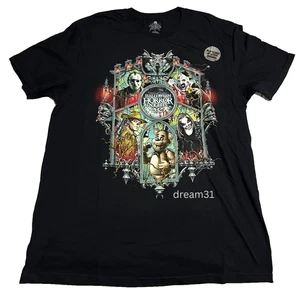 Universal Studios Halloween Horror Nights Key Art Short Sleeve Shirt Sz XL 2025 - Picture 1 of 1