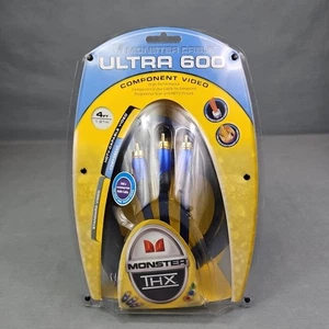 MONSTER CABLE ULTRA 600 THX Component Video Cable 4 FT HDTV Capable - Picture 1 of 10